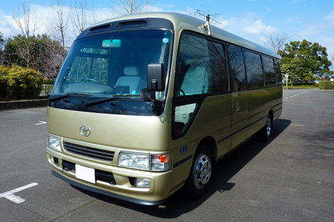 トヨタ コースターターボEX02(格安マイクロバスレンタル。貸切バスが安い　チャーターバスのJN)