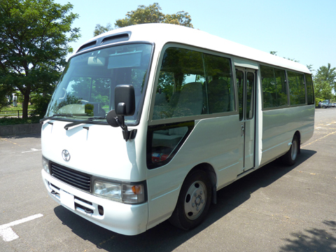 トヨタ コースター(格安マイクロバスレンタル。貸切バスが安い　チャーターバスのJN)